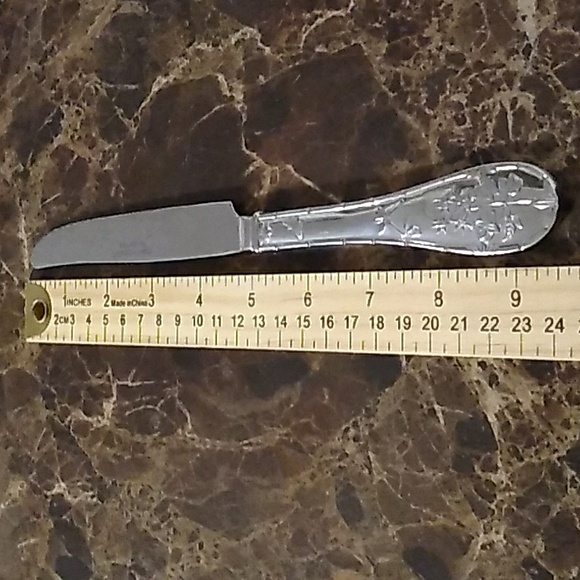 Portmeirion Botanic Garden Dinner Knives Set of 2 Glossy Stainless - Picture 3 of 7